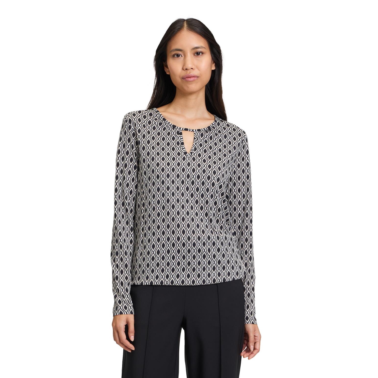 Betty Barclay Patterned Ls Top